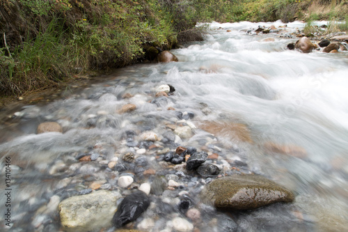 mountain river in nature