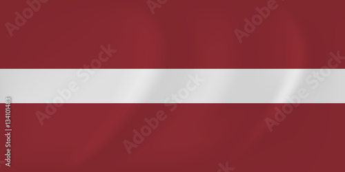 Latvia waving flag