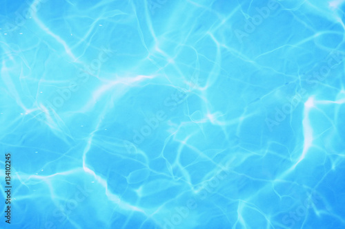 swimming pool bottom caustics ripple like sea water and flow