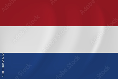 Netherlands waving flag