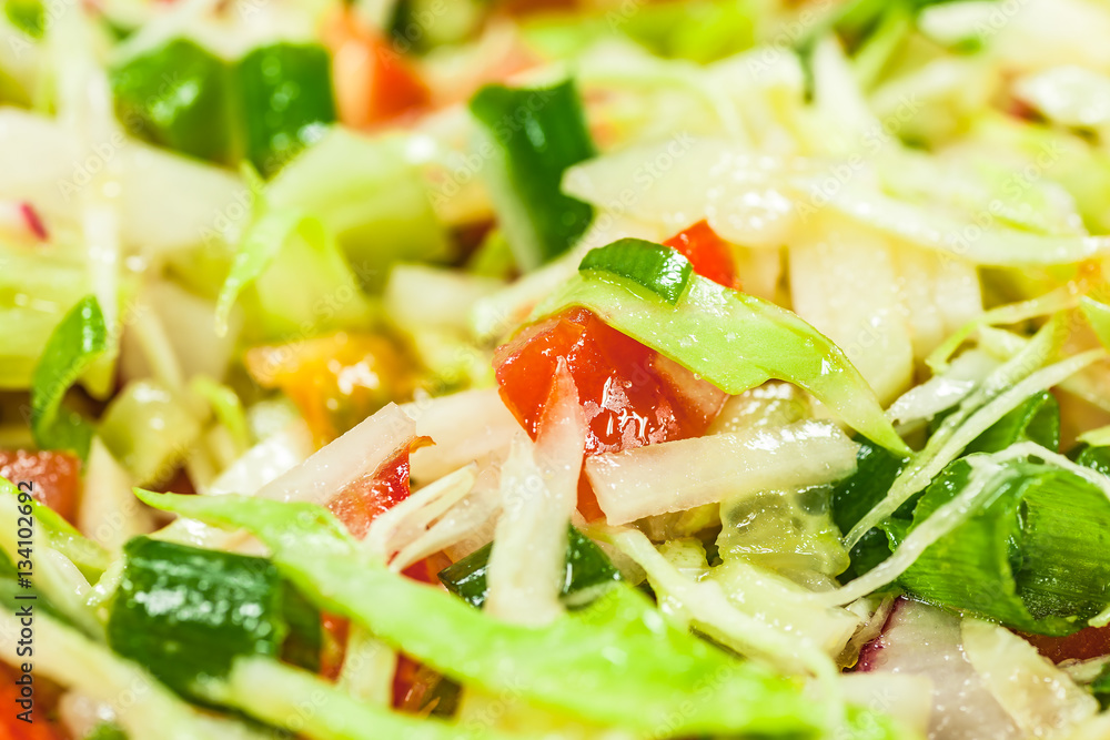 herb salad wiht fresh ingredients herb salad wiht fresh ingredients
