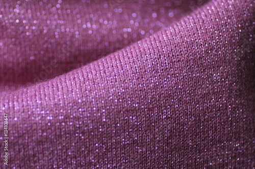 Stoff-/ Gewebestruktur in hellem Lila mit Glitzer