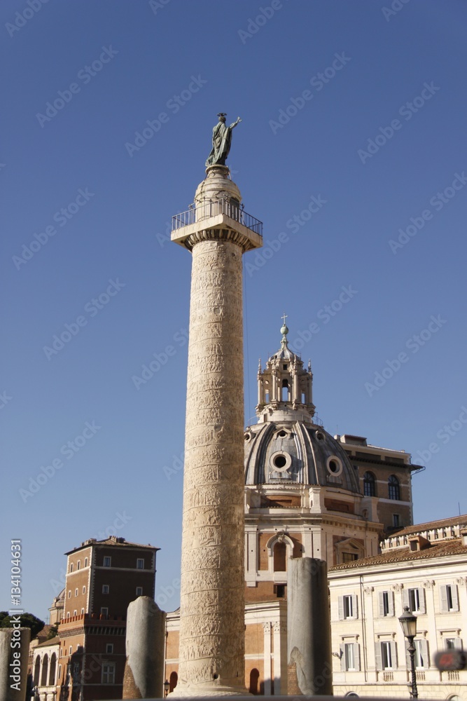 Colonne Trajane à Rome, Italie	