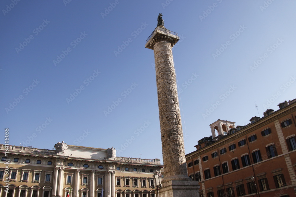Colonne de Marc-Aurèle à Rome, Italie
