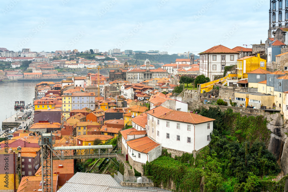 Obraz premium old town of Porto and river, Portugal, Europe