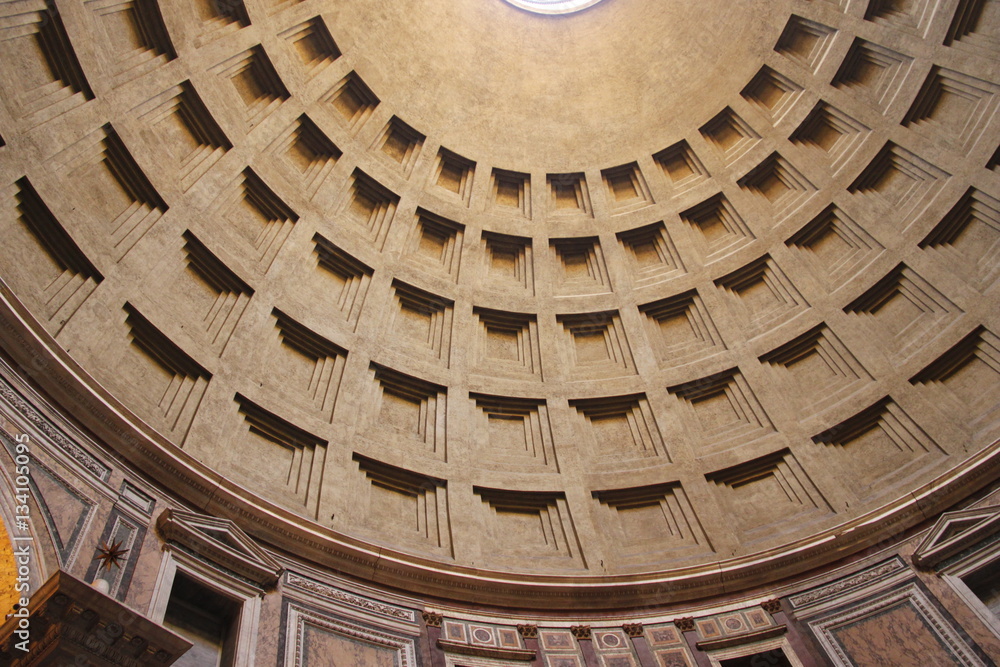 Coupole du Panthéon à Rome, Italie