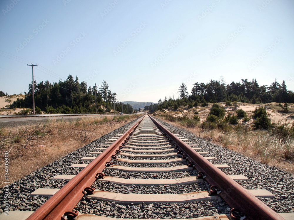 Rural Train Tracks