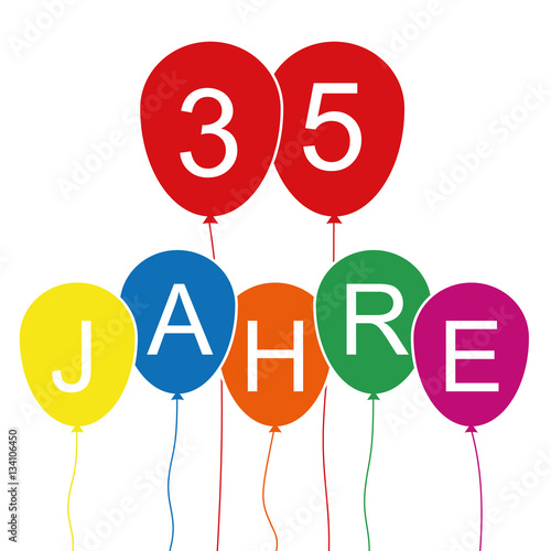 Luftballon Karte 30 Jahre