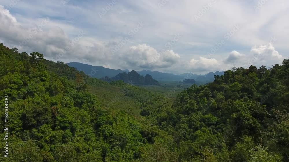 Aerial view on Rainforest of Khao Sok National Park in Thailand, 4k
Aerial view on Rainforest of Khao Sok National Park in Thailand, 4k
