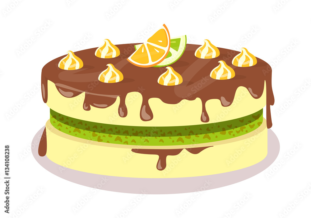 Bon Appetit. Festive Cake Web Banner. Chocolate Bon Appetit. Festive Cake Web Banner. Chocolate