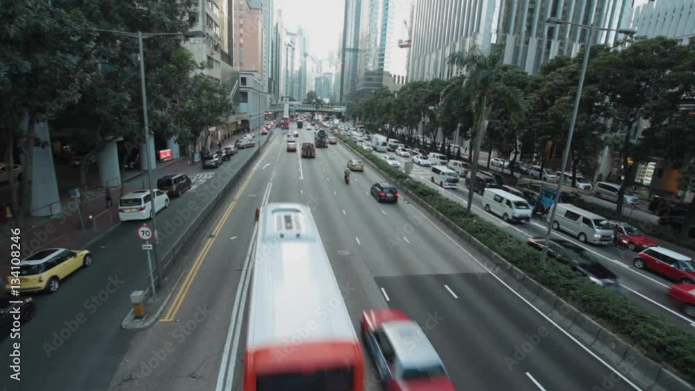 Traffic at streets of Hong Kong S.A.R., People's republic of China Traffic at streets of Hong Kong S.A.R., People's republic of China