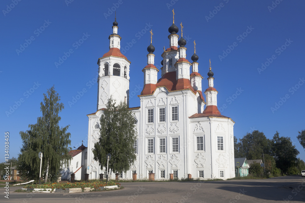 Church of the Entry of the Lord into Jerusalem in the ancient Russian city of Totma, Vologda Region, Russia