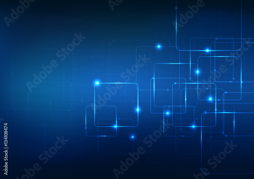 vector background abstract technology communication data Science