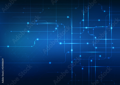 vector background abstract technology communication data Science
