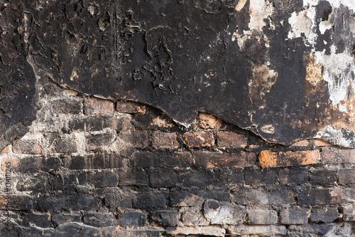 background burnt wall
