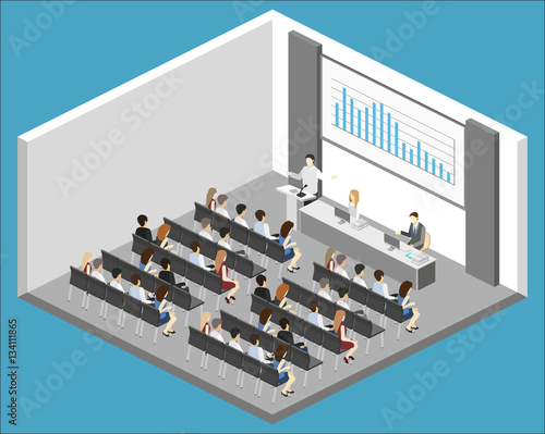 Business meeting in an office