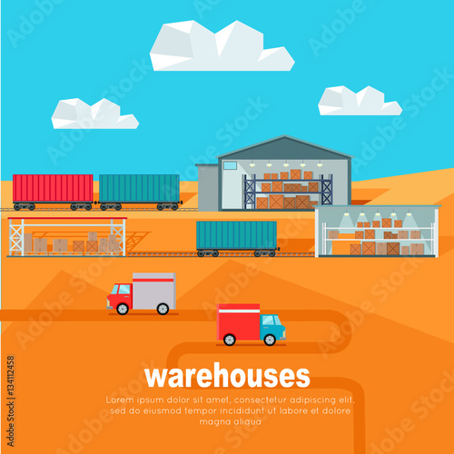 Warehouses in the Dessert. Storehouse Worldwide
