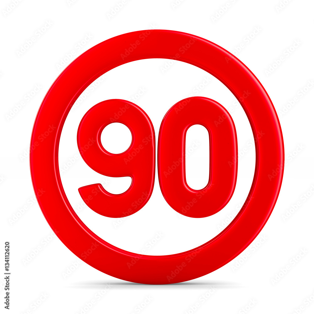 sign restriction speed. Isolated 3D image sign restriction speed. Isolated 3D image