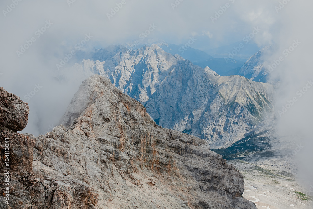 mountain germany landscape peak snow