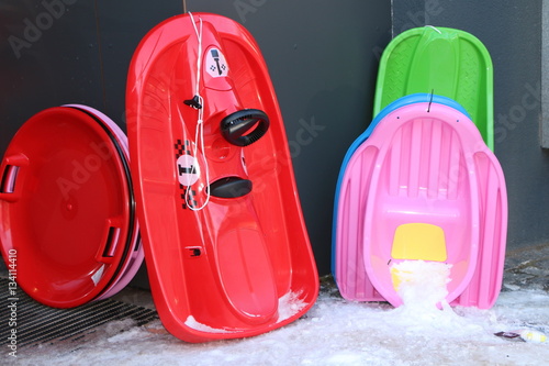 Rodel, Wintersportgeräte