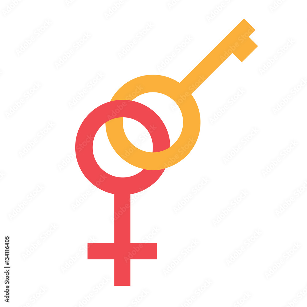 Sex money symbol. Gender man and woman connected symbol. Male and female abstract symbol. Vector Illustration Sex money symbol. Gender man and woman connected symbol. Male and female abstract symbol. Vector Illustration