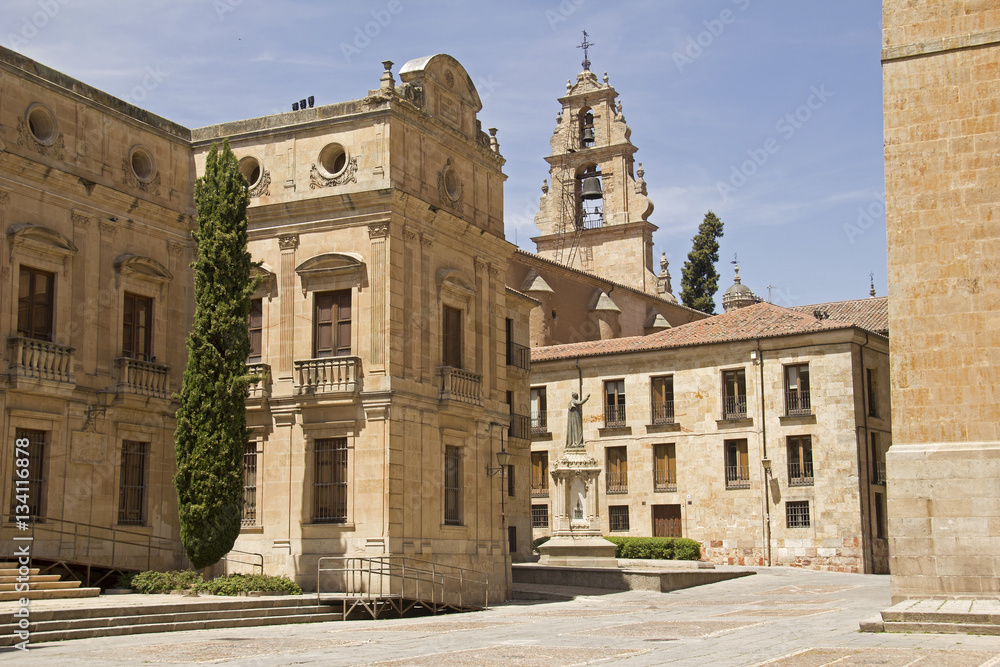 Historical buildings in Salamanca, Spain