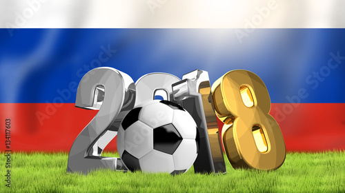 2018 Russia soccer football...