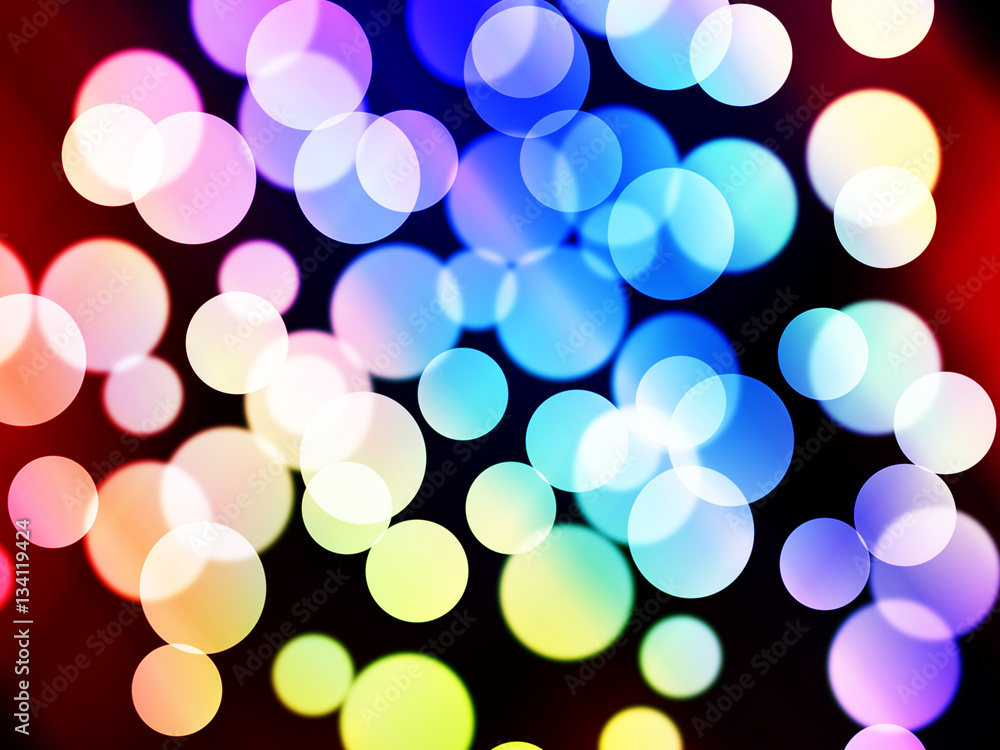 Fototapeta premium Colorful Bokeh Background