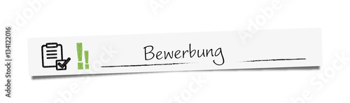 Bewerbung