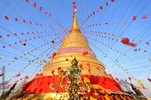 Photography golden mountain thailand