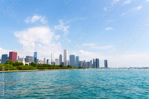 Cityscape of Chicago in a summer day © Nomad_Soul