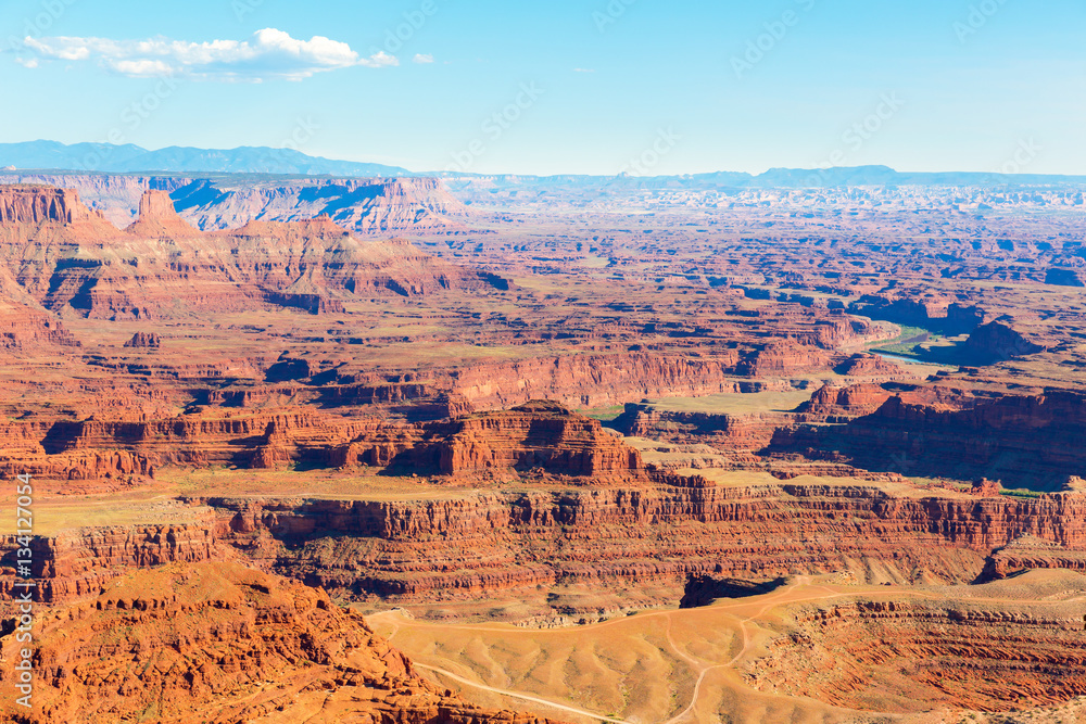 Panoramic view of canyon at Dead Horse State Park