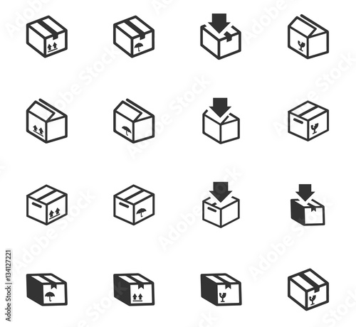 box icon set