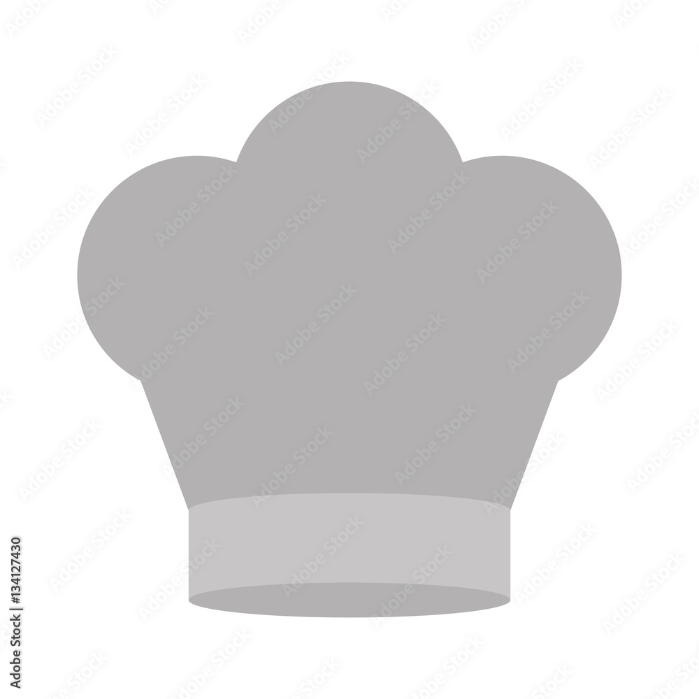 gray scale silhouette of chefs hat in crown shape vector illustration gray scale silhouette of chefs hat in crown shape vector illustration