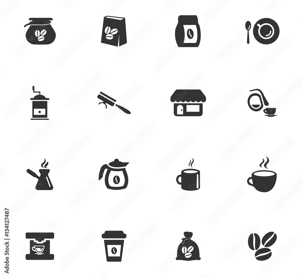coffee icon set coffee icon set