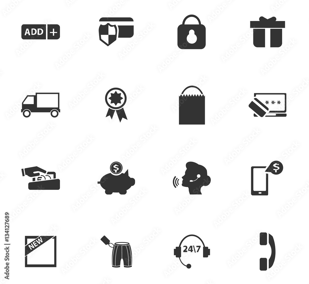 e-commerce icon set e-commerce icon set