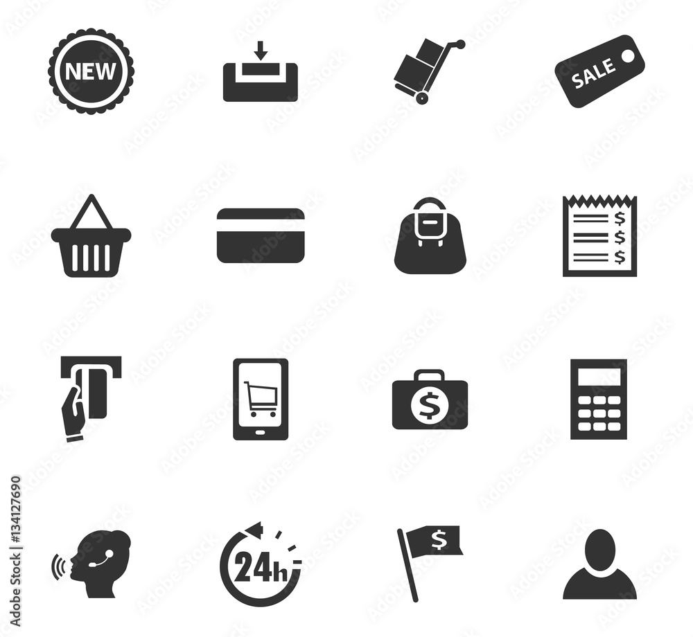 e-commerce icon set e-commerce icon set