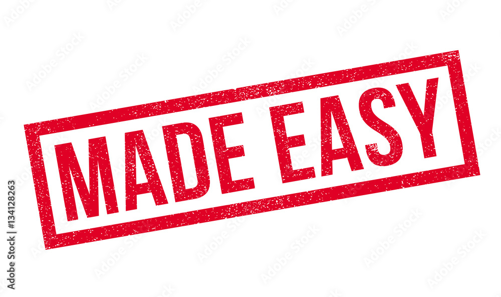 Made Easy rubber stamp. Grunge design with dust scratches. Effects can be easily removed for a clean, crisp look. Color is easily changed. Made Easy rubber stamp. Grunge design with dust scratches. Effects can be easily removed for a clean, crisp look. Color is easily changed.