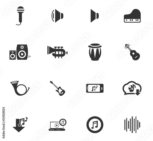 music icon set