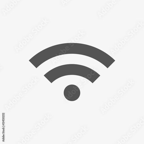 wifi icon stock vector illustration flat design