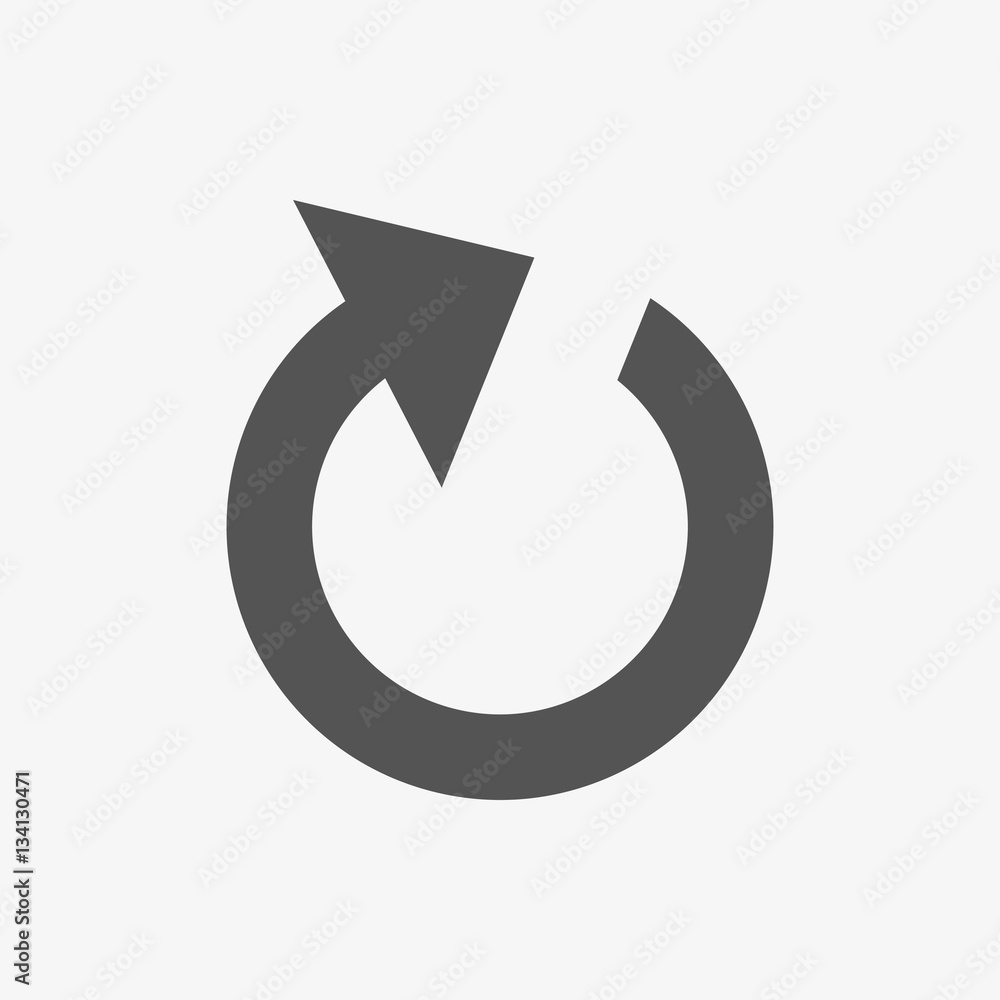 reload icon stock vector illustration flat design reload icon stock vector illustration flat design