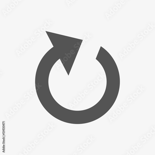 reload icon stock vector illustration flat design
