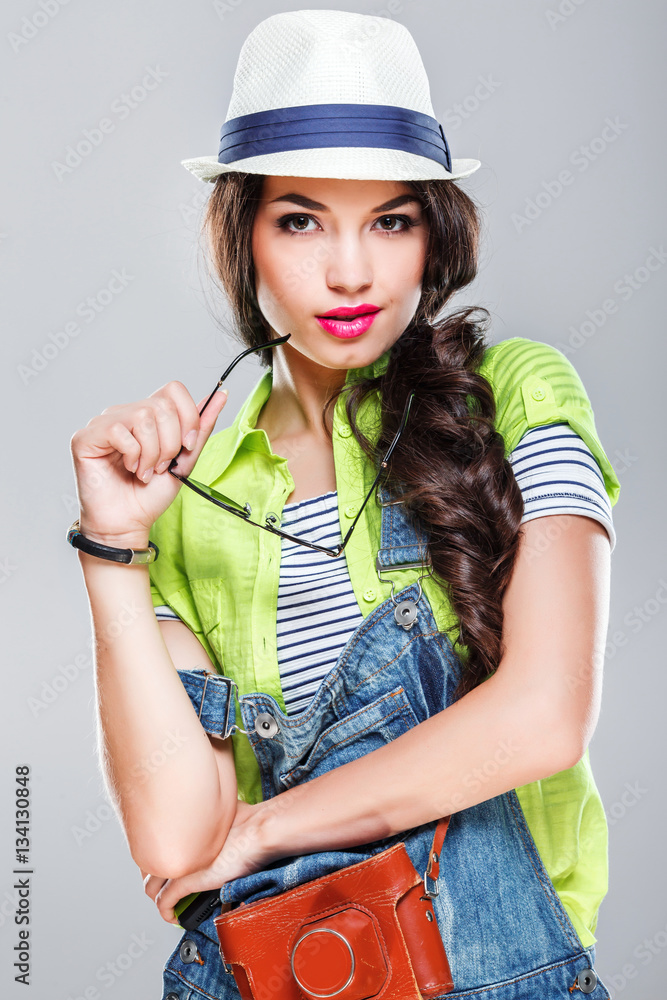 Portrait of attractive girl Portrait of attractive girl