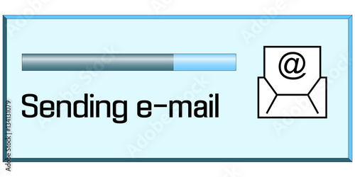 process of sending emails