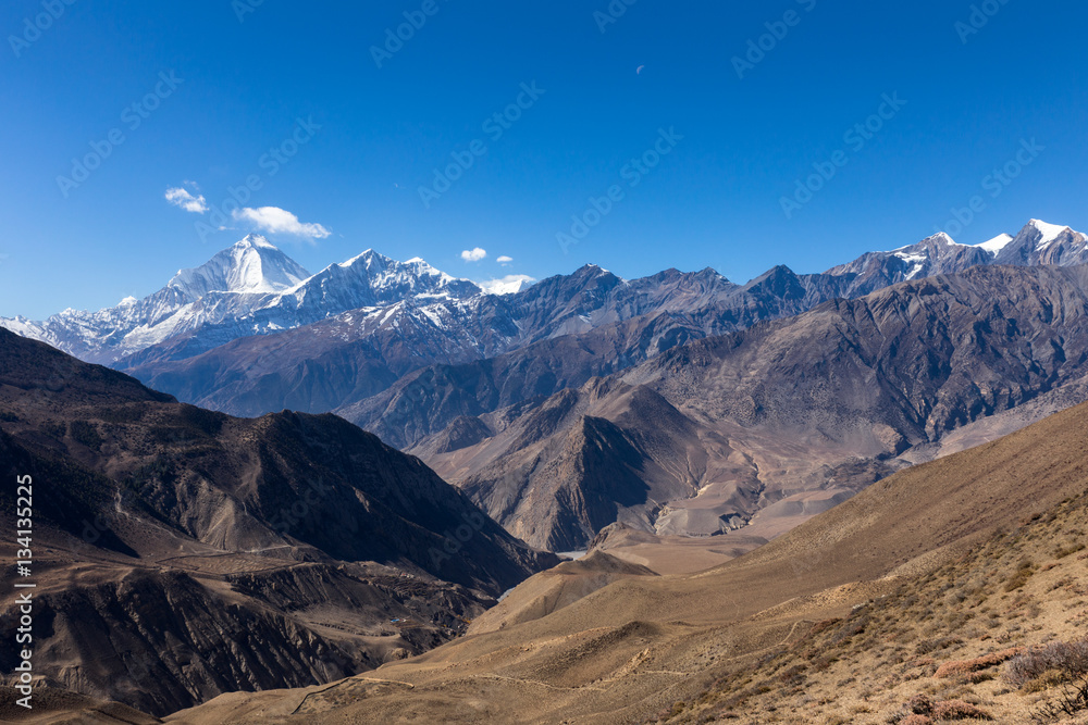 beautiful landscape, Himalayas, Nepal.