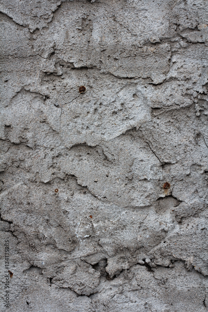 Fototapeta premium wall with cement plaster brushstrokes