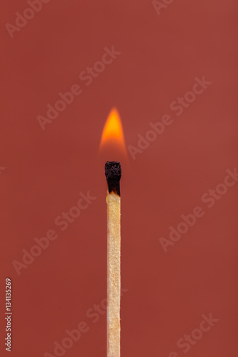 burning match