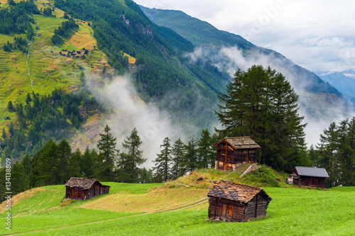 House in the beauty of St Moritz, engadin valley . La Sag