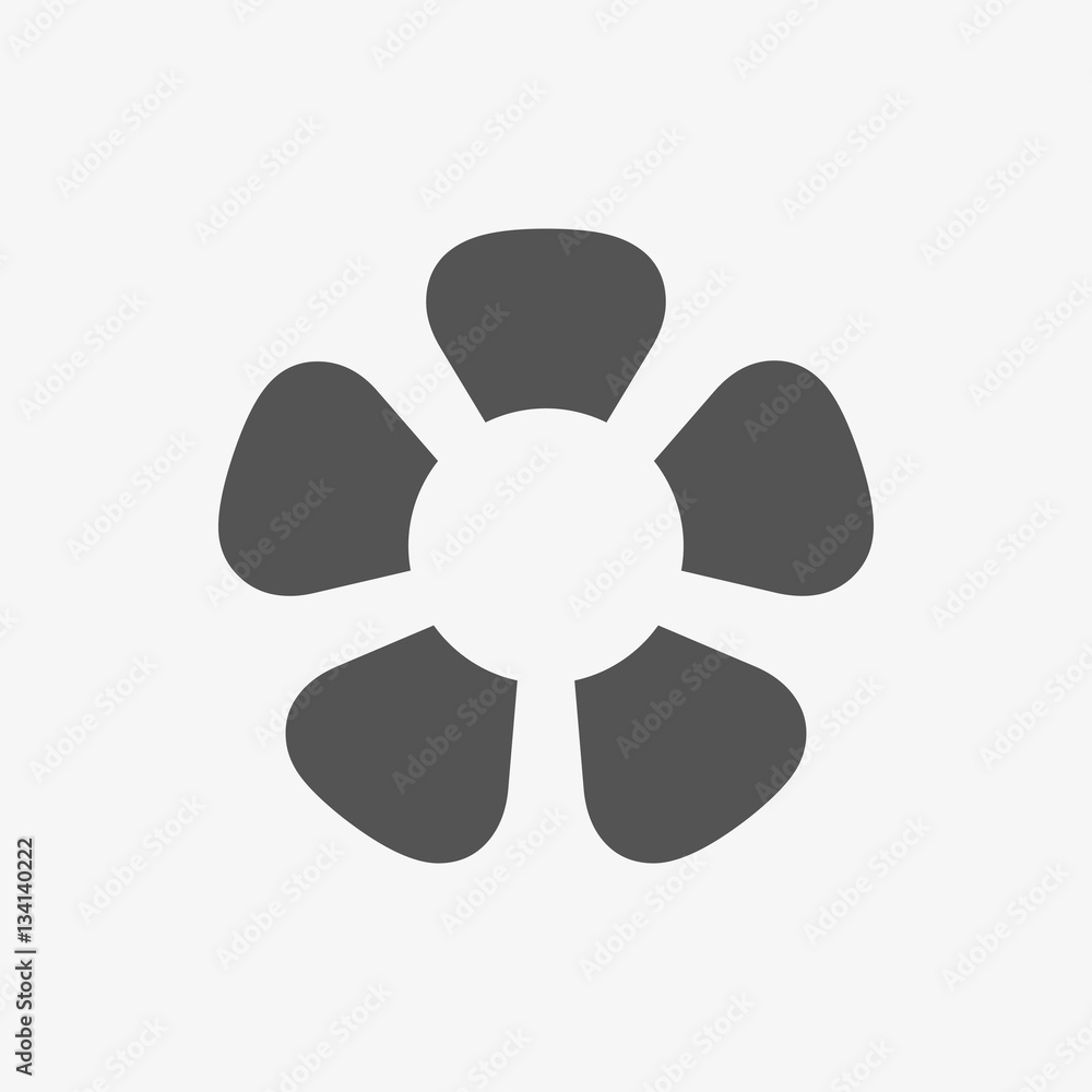 flower icon stock vector illustration flat design flower icon stock vector illustration flat design