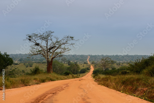 Estrada africana para o infinito